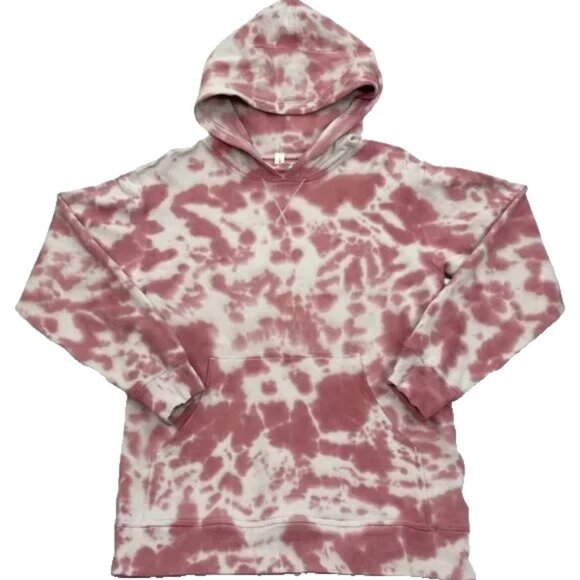 Lululemon Pink White Hooded Tie Dye Camo Hoodie Sweatshirt Pullover Women's 6 - Picture 3 of 13